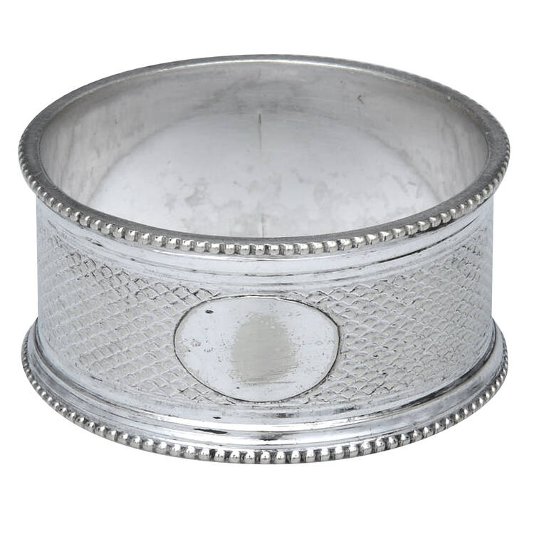 Silverplate Hollowware Napkin Ring
