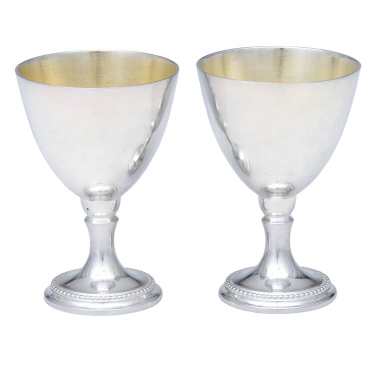 Silverplate Hollowware Cordial Cup - Set of 2