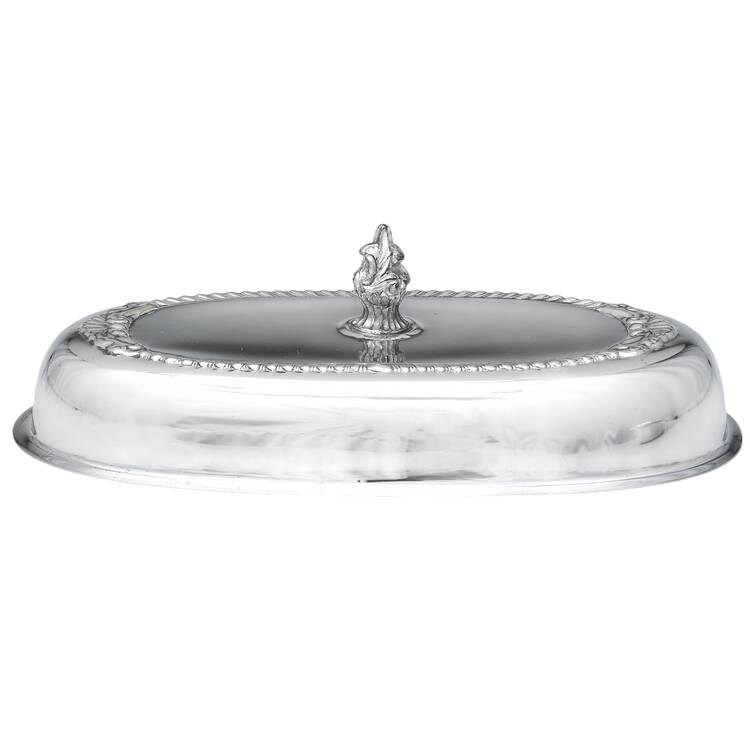 Silverplate Hollowware Lid for 1/4 Lb Butter