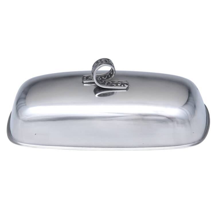 Stainless Hollowware Lid for 1/4 Lb Butter