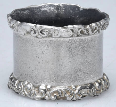 Pewter Hollowware Napkin Ring