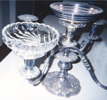 Glass and Plastic Liners (Hollowware) 6" Round Epergne Glass Liner