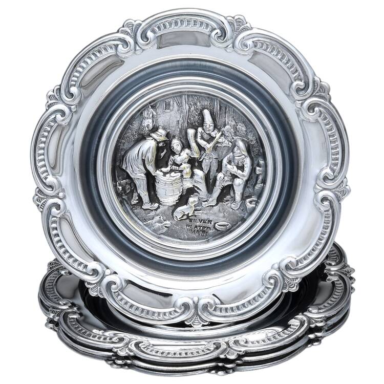 Denmark Silverplate Hollowware (Set of 4) 3" Ashtray