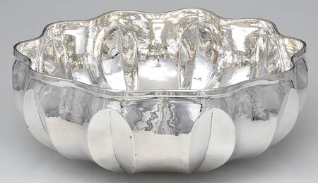 Italy Silverplate Hollowware 16" Salad Serving Bowl