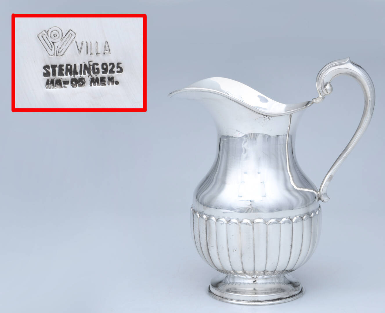 Mexico Sterling Hollowware Sterling Water Pitcher