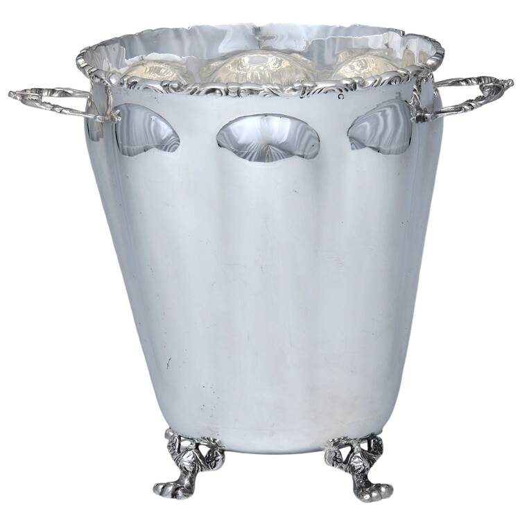 Mexico Sterling Hollowware Ice Bucket No Lid