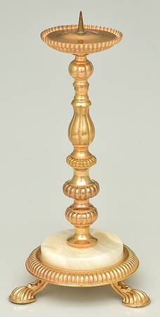 Brass Candlesticks 11" Pillar Candleholder