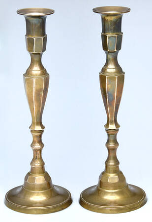 Brass Candlesticks Pair of 13" Candlesticks