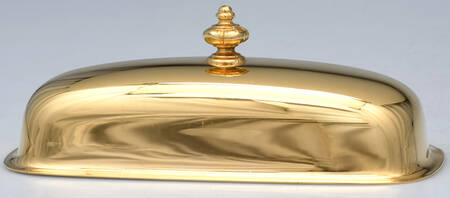 Gold Electroplate Hollowware 1/4 Lb Butter Lid