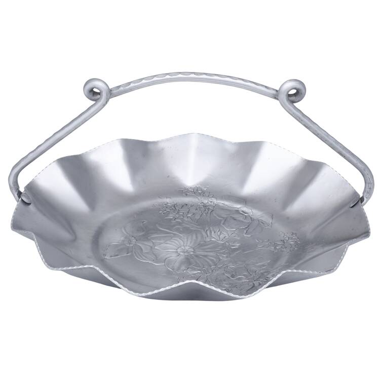 Aluminum Hollowware 11" Handled Basket