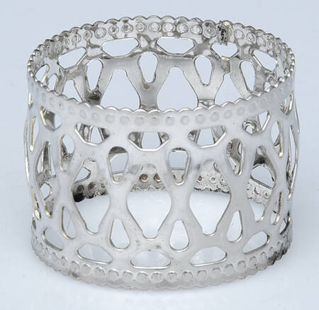 China Silverplate Hollowware Napkin Ring