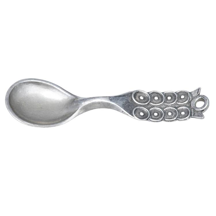 Norway Pewter Hollowware Spoon for Figural Salt Cellar