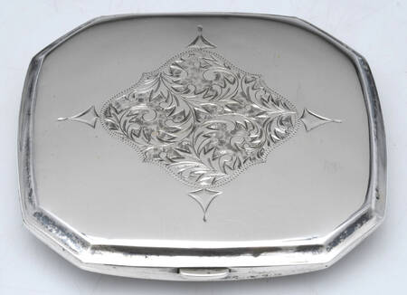Asian Sterling Hollowware Compact No Mirror