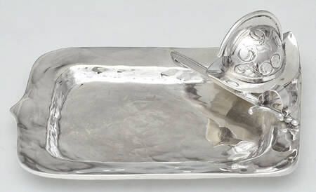 Peru Sterling Hollowware Coin Tray