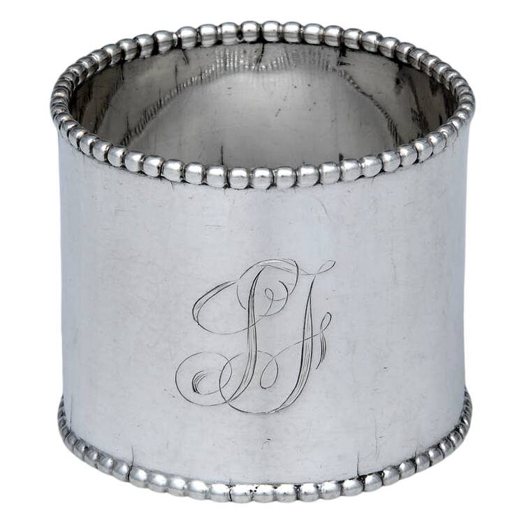 Sterling Napkin Rings Napkin Ring