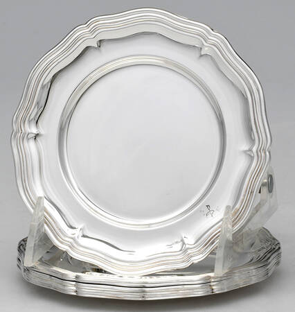 Peru Silverplate Hollowware Bread & Butter Plate - Set of 8