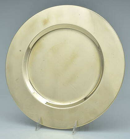 Brass Hollowware 12" Charger/Service Plate