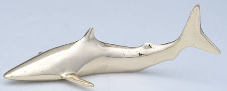 Brass Hollowware Figurine Paperweight