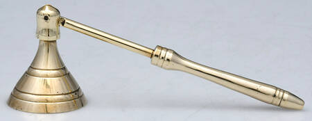 Brass Hollowware Candle Snuffer