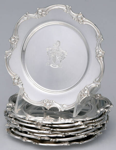 UNH36 (Sterling, Hollowware) Bread & Butter Plate - Set of 8