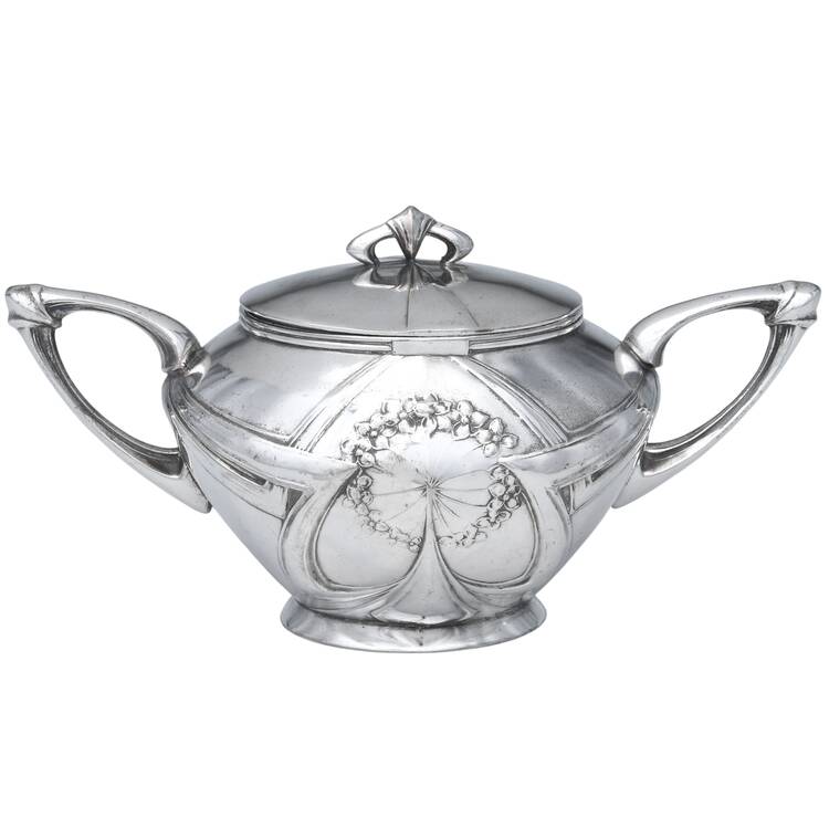 UNH50 (Silverplate, Hollowware) Sugar Bowl & Lid