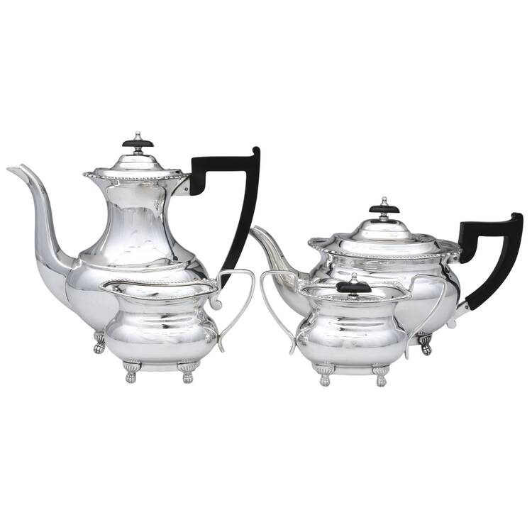 VS25 (Silverplate, Hollowware) (4 Piece) Silverplate Tea Set