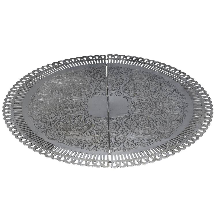Silverplate Hollowware Expandable Trivet by Wallace Silver