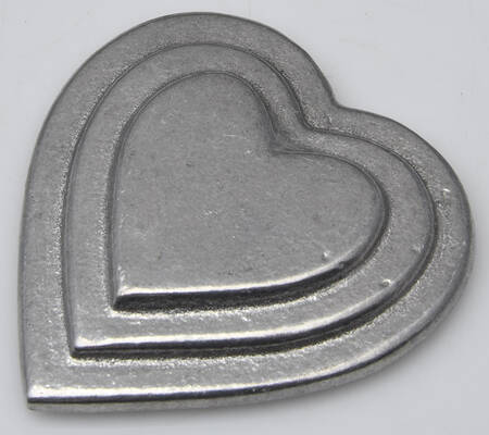 Armetale Hollowware (Non-Silver) Lid for 3" Heart Box