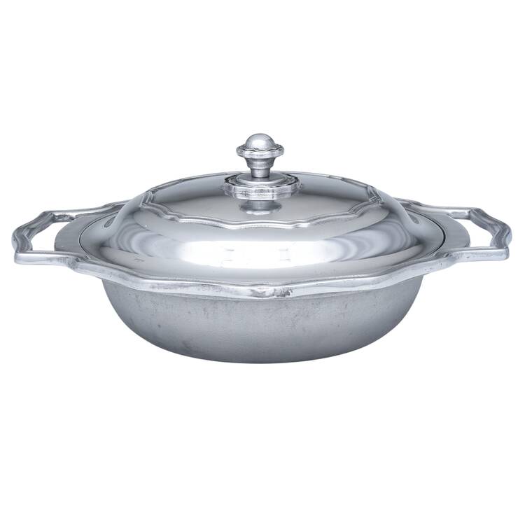 Queen Anne (Armetale, Hollowware, Glossy) 3.5 Qt Round Covered Casserole