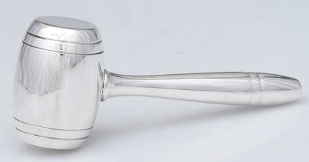 Sterling Hollowware Baby Rattle