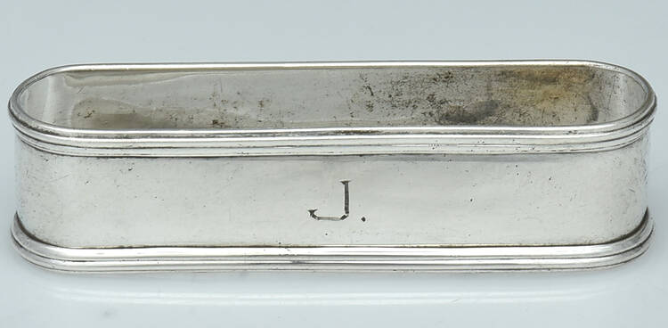 Sterling Hollowware Oblong Napkin Ring