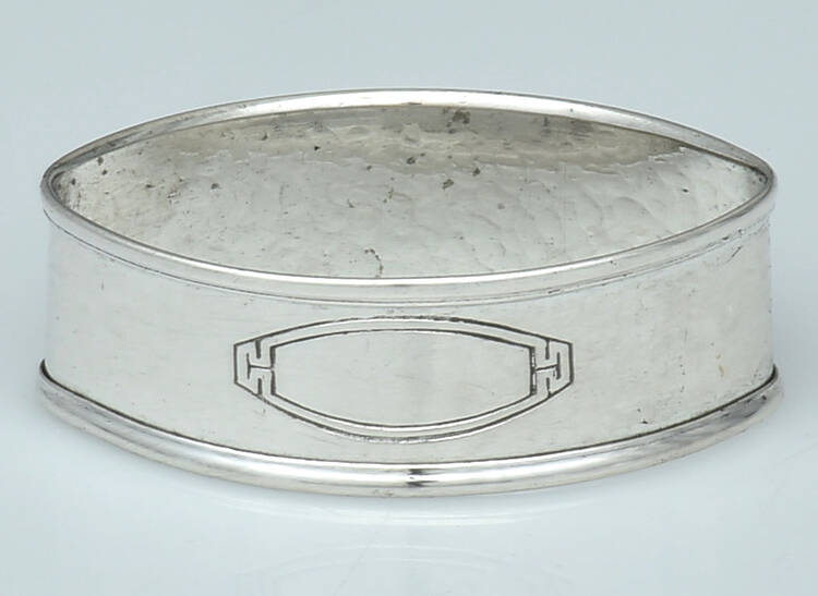 Sterling Hollowware Oblong Napkin Ring