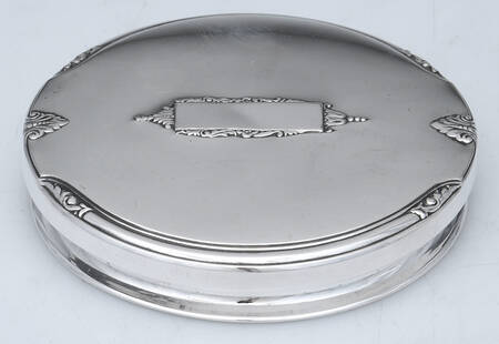 Sterling Hollowware Sterling Lid for Crystal Powder Jar