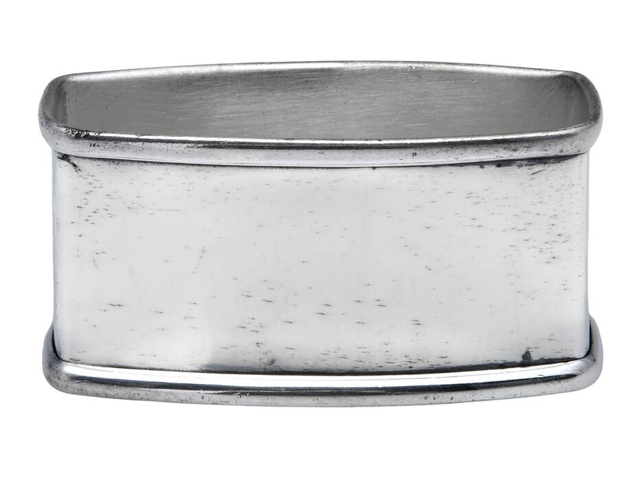 Sterling Hollowware Oblong Napkin Ring