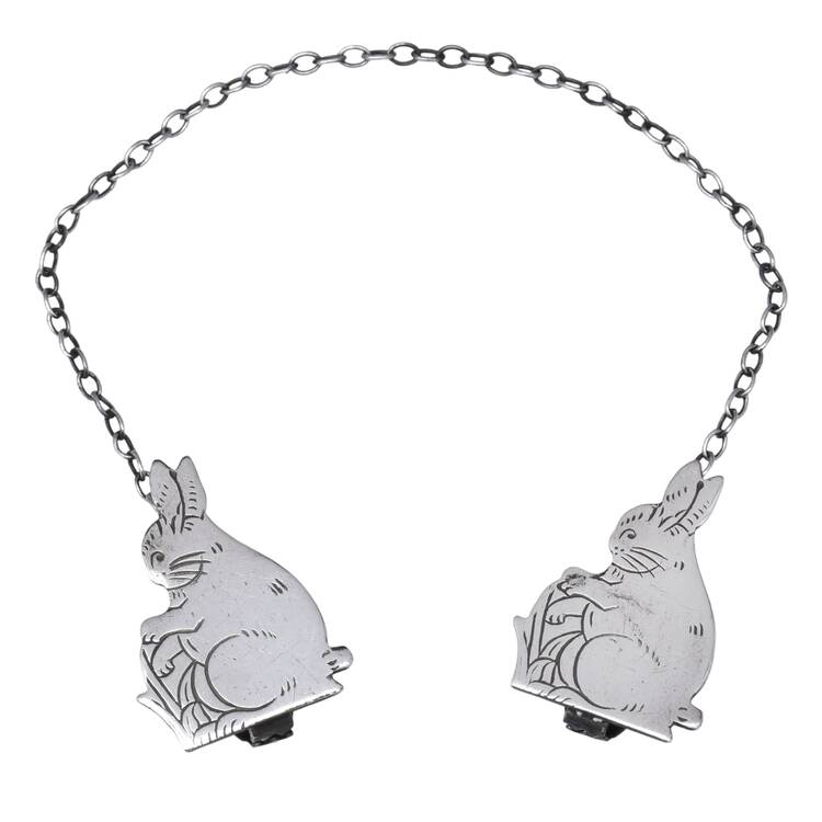 Sterling Hollowware Bib Clip