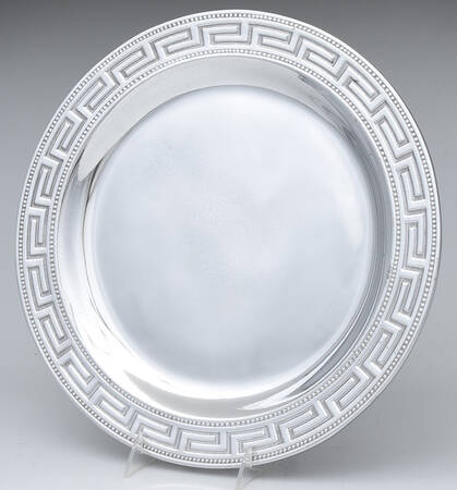 Greek Key (Armetale, Hollowware) 14" Round Tray