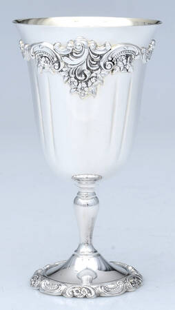 Baroque (Silverplate, Hollowware, Older) Water Goblet