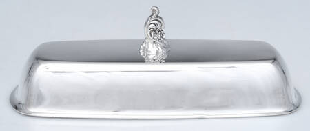 Baroque (Silverplate, Hollowware, Older) 1/4 Lb Butter Lid