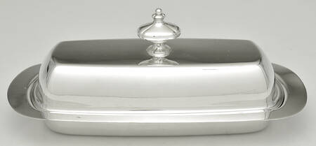 Old Guilford (Silverplate, Hollowware) 1/4 Pound Covered Butter
