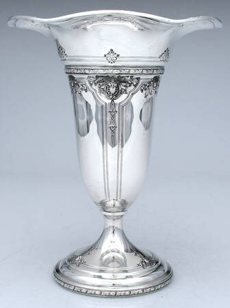 Navarre (Sterling, 1908, Hollowware) 10" Weighted Vase