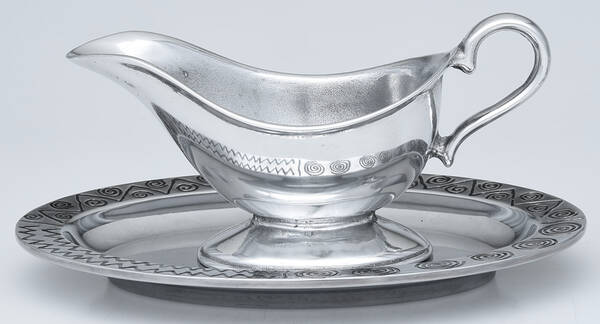 Reggae (Armetale, Hollowware) Gravy Boat & Underplate