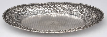 Repousse (Sterling, Hollowware) 12" Bread Tray