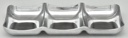 Boston-Classic (Armetale, Hollowware) 3 Part Rectangular Tray