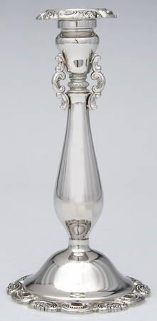 Baroque (Silverplate, Hollowware, Newer) 9" Candlestick