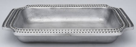 Flutes & Pearls (Pewter, Hollowware) 14" Rectangular Baker