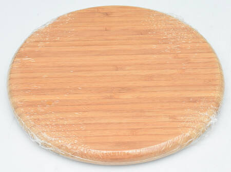 Flutes & Pearls (Pewter, Hollowware) Round Wood Cheese Board No Holder