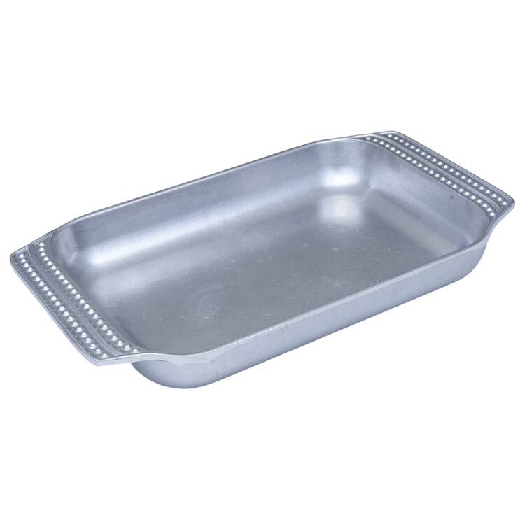 Flutes & Pearls (Pewter, Hollowware) 16" Rectangular Baker