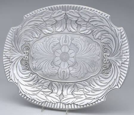 Acanthus (Pewter, Hollowware) 19" Oval Tray
