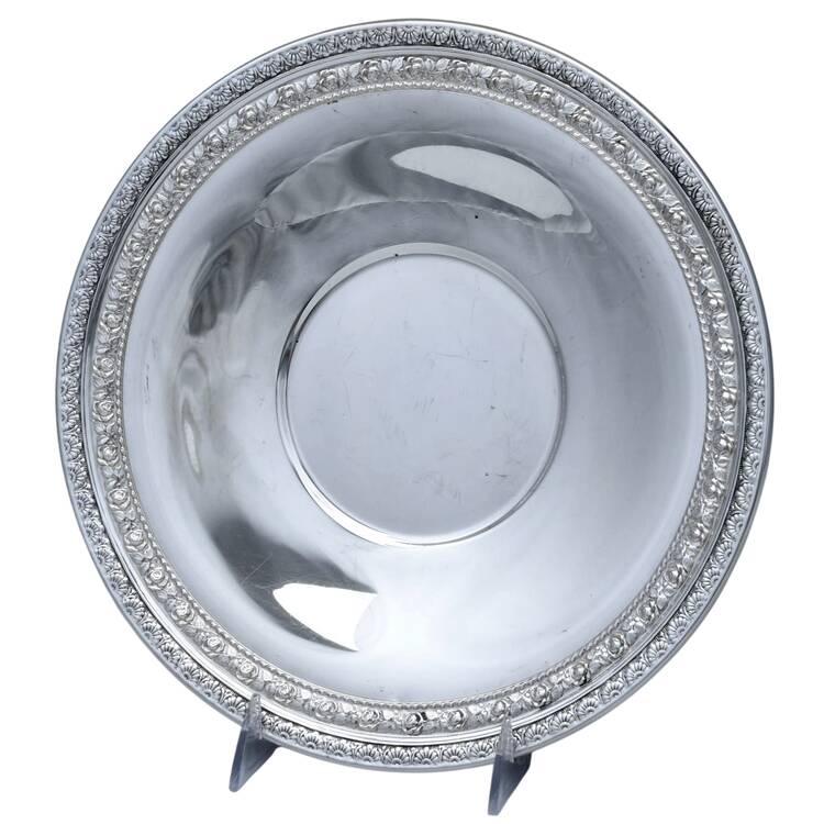 N6542 (Silverplate, Hollowware) Silverplate Sandwich Plate