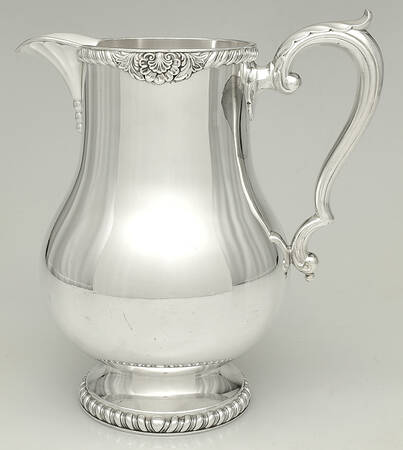 M608 (Silverplate, Hollowware) Silverplate Water Pitcher